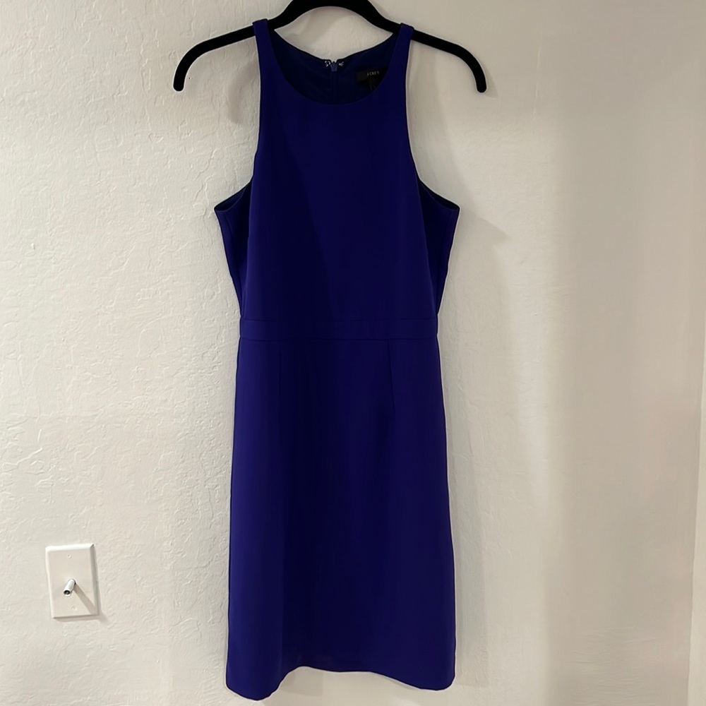 Royal blue J Crew Racerback Dress Sz 2